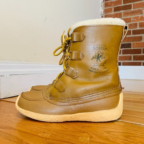 Sorel Caribou Vintage Kaufman Canada Men\'s Size 8 Lined Hard Weather Boots main image 14